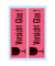 Warnetiketten 5739 rot »Vorsicht Glas!« 39,0 x 118,0 mm