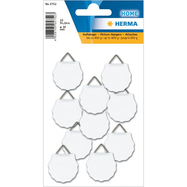 4008705719513 - Bildaufhänger 30mm wasserlgummiert 1 4008705719513 HERMA 5752 10 Stück