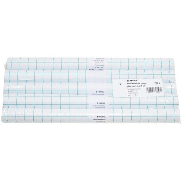 4008705723589 - 7005 Buchschutzfolie 40cm x 5m selbstklebend farblos glänzend 4008705723589 5 Meter