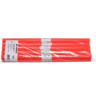 Buchschutzfolie 7362 40cm x 2m rot transparent