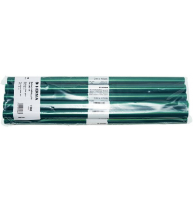 Buchschutzfolie 7365 40cm x 2m grün transparent