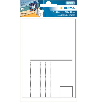Postkartenetiketten 95x145mm