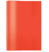Heftschoner 7482 A5 Folie transparent rot