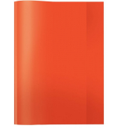 Heftschoner 7492 A4 Folie transparent rot