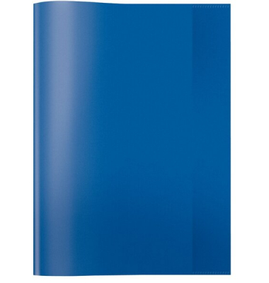 Heftschoner 7493 A4 Folie transparent dunkelblau