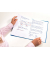 Heftschoner 7493 A4 Folie transparent dunkelblau
