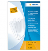 Ausweishülle 65x100mm transparent für z.B. Rentenausweise
