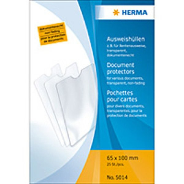 4008705789783 - Ausweishülle 65x100mm transparent für zB Rentenausweise 4008705789783 25 Stück