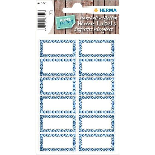 4008705878364 - Schmucketikett Neutral 4Bl 1Pack 4008705878364 HERMA 3742 10 Stü