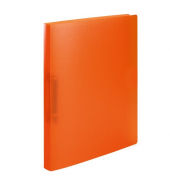 Ringbuch 19162, A4 2 Ringe 25mm Ring-&Oslash; Polypropylen (PP) orange-transparent