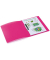 Ringbuch 19164, A4 2 Ringe 25mm Ring-Ø PP pink-transparent