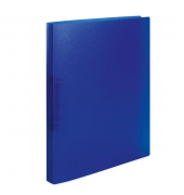 Ringbuch 19166, A4 2 Ringe 25mm Ring-&Oslash; Polypropylen (PP) dunkelblau-transparent