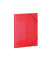 Sammelmappe Transluzent -Designserie 19504, A4 rot transluzent, 0,4cm - 2cm F&uuml;llh&ouml;he, Polypropylen (PP)
