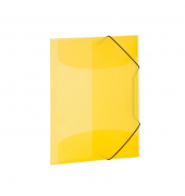 Sammelmappe Transluzent -Designserie 19514, A3 gelb transluzent, 0,4cm - 2cm F&uuml;llh&ouml;he, Polypropylen (PP)