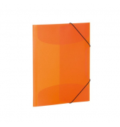 Sammelmappe A3 orange PP transluzent