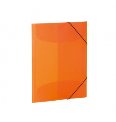 Sammelmappe A3 orange PP transluzent