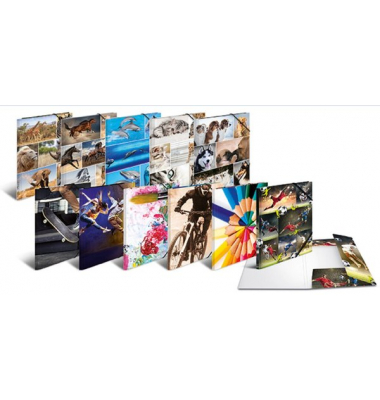 Sammelmappe 19212, A4 farbig, Karton