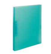 Ringbuch 19182, A4 2 Ringe 25mm Ring-&Oslash; Polypropylen (PP) t&uuml;rkis-transparent