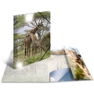 Sammelmappe 19332, A3 farbig, Polypropylen (PP)