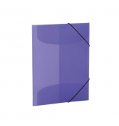 Sammelmappe Transluzent -Designserie 19585, A3 violett transluzent, 0,4cm - 2cm F&uuml;llh&ouml;he, Polypropylen (PP)