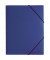 Eckspannmappe Lucy Trend 21613-07, A4 blau Polypropylen (PP), f&uuml;r ca. 250 Blatt  (80 g/m&sup2;), mit 3 Einschlagklappen