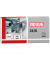 Heftklammern Typ 24/6 040-0158, Stahldraht verzinkt, 24/6, Heftleistung 30 Blatt max. 