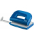 Bürolocher E 210 Evolution 60-E21003, blau/grau, bis 1mm 10 Blatt, mit Anschlagschiene