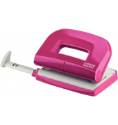 Bürolocher E210 Evolution fresh 025-0600, pink, bis 1mm 10 Blatt, mit Anschlagschiene
