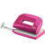 Locher E 210 fresh, bis 10 Blatt fresh pinkgrau, Anschlagschiene