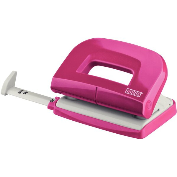 4009729057865 - Bürolocher E210 Evolution fresh 025-0600 pink bis 1mm 10 Blatt mit Anschlagschiene 4009729057865 Novus