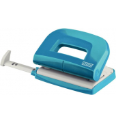 Locher E 210 fresh, bis 10 Blatt fresh petrolgrau, Anschlagschiene