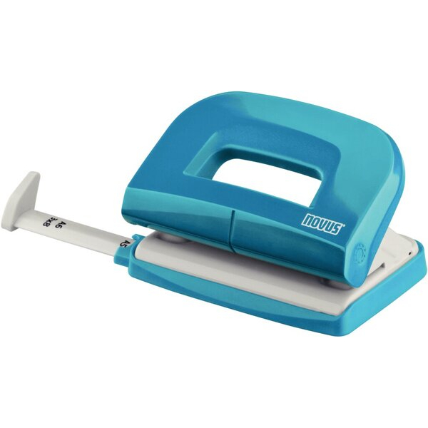 4009729057872 - Bürolocher E210 Evolution fresh 025-0601 petrolblau bis 1mm 10 Blatt mit Anschlagschiene 4009729057872 Novus