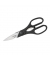 Papierschere 21cm, schwarzer ergonomischer Kunststoffgriff