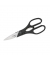 Papierschere 21cm, schwarzer ergonomischer Kunststoffgriff
