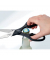 Papierschere 21cm, schwarzer ergonomischer Kunststoffgriff
