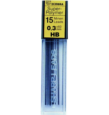 Druckbleistiftminen, 833302, Ø 0,3mm, HB