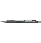Druckbleistift 0,5mm mit Farbring weinrot, gum. Griffzone