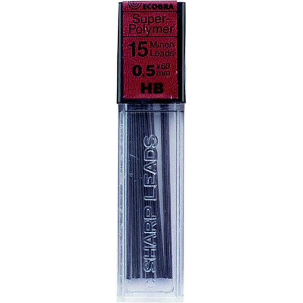 4011123039118 - Feinminen 05mm HB schwarz passend für alle Druckbleistifte 40