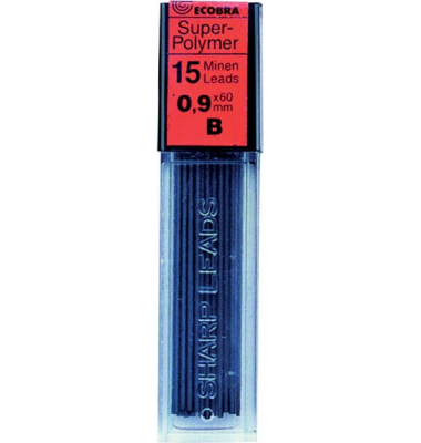 Druckbleistiftminen, 839901, Ø 0,9mm, B