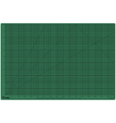 Schneidematte, 90x60cm, grün/schwarz 5-lagig, bedruckt mit 10-und 50mm