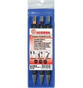 Druckbleistift-Set Top-Modell, 8325 W, 0,3mm / 0,5mm / 0,7mm, schwarz, mit Radiergummi