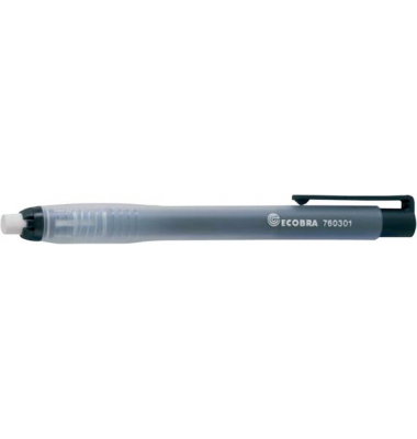 Ecobra Radierstift nachfüllbar transparent schwarz # 760301