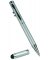 Laserpointer 4 in 1, Touch-Pen Reichweite ca.100m, Silber # 780840
