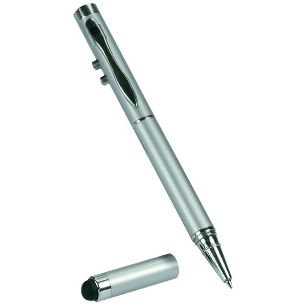 4011123630407 - Laserpointer 4 in 1 Touch-Pen Reichweite ca100m Silber  780840 4011123630407 780840