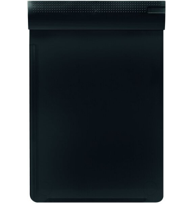 Klemmbrett 791001, A4, schwarz, PS (Polystyrol), inkl Aufh&auml;nge&ouml;se