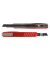 Ecobra Premium-Cutter, Metallgehäuse rot, für 9 mm, 4-Punkt-Arretierung,