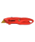 Ecobra Premium-Universalmesser, rot, Trapezklinge, Metallgehäuse,
