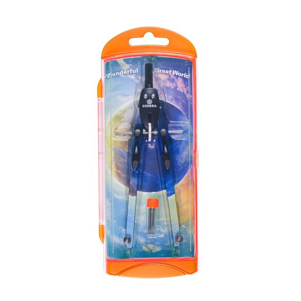 4011123664105 - Schnellverstell-Zirkel duo-Tec orange Druckhebelsystem farbiger Aufdruck 4011123664105 426319