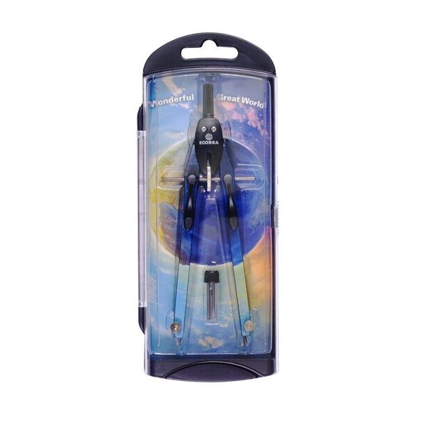 4011123669001 - Schnellverstell-Zirkel duo-Tec schwarz Druckhebelsystem farbiger Aufdruck 4011123669001 426317