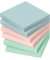 Haftnotizen 5654-20-PK6-A, 75x75mm, farbig sortiert (pastellblau/pastellrosa/pastellgr&uuml;n)
